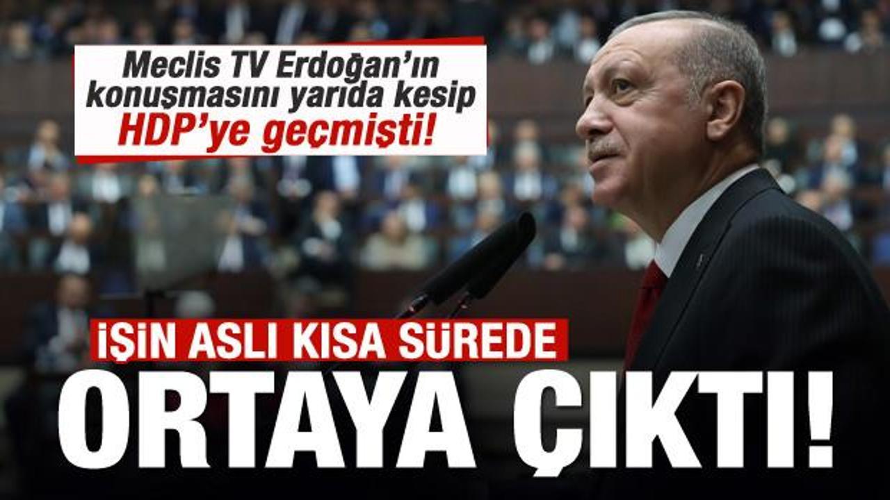 Erdoğan'ın konuşmasının kesilme nedeni ortaya çıktı!