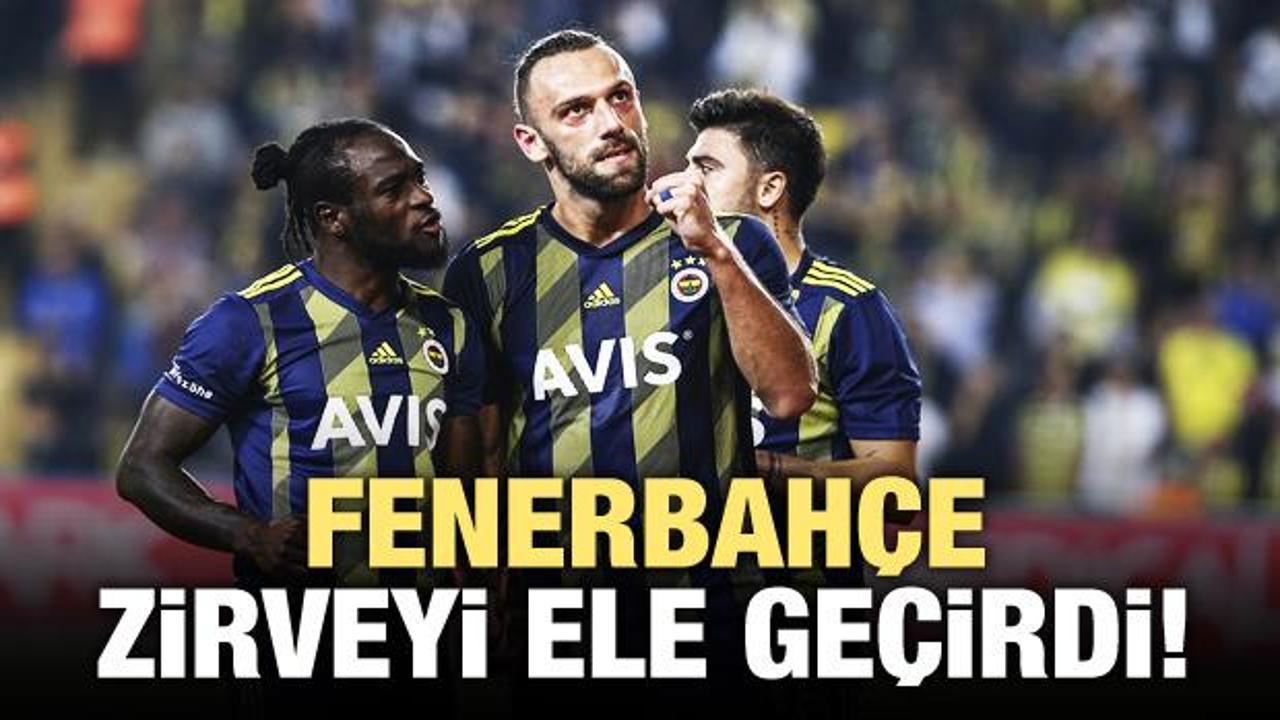 Fenerbahçe zirveyi ele geçirdi!