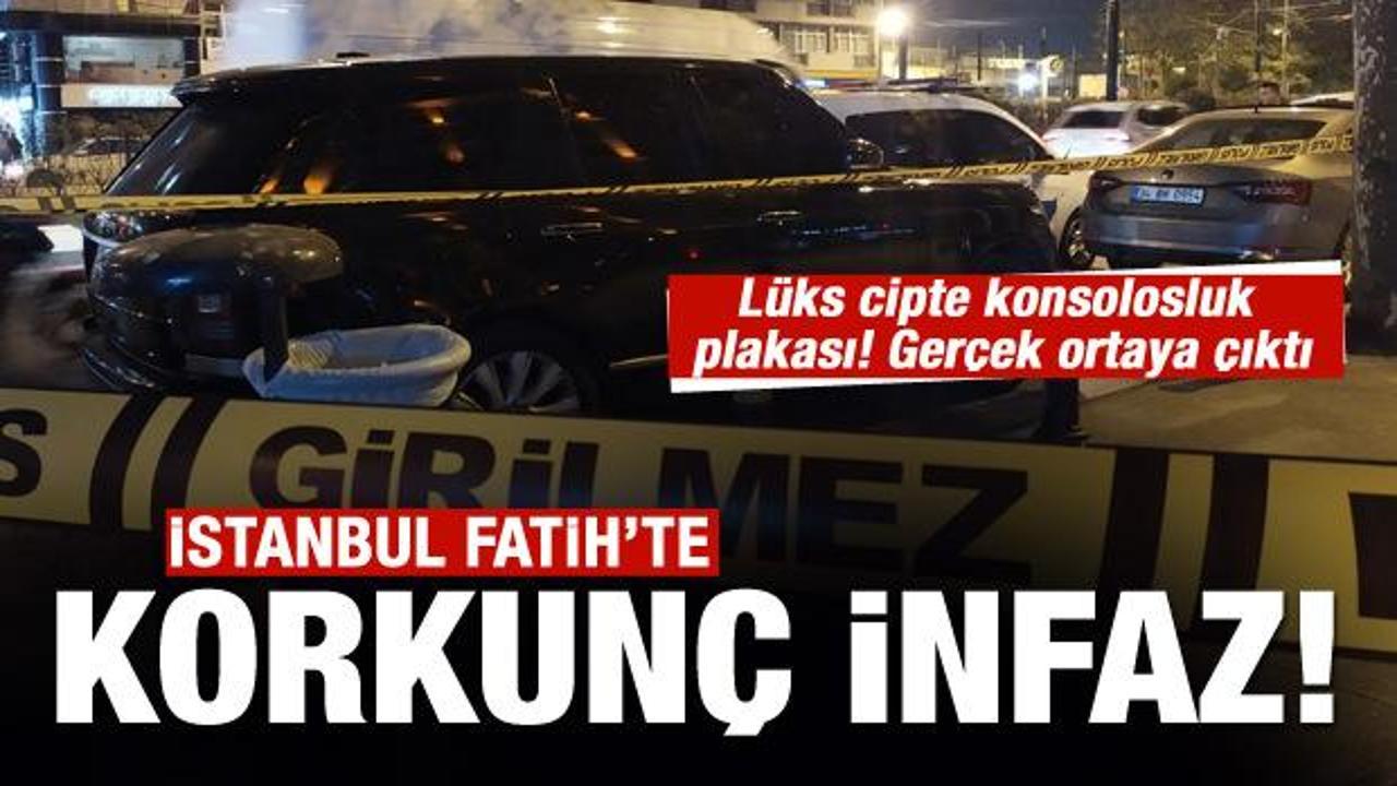 İstanbul Fatih'te kanlı infaz!