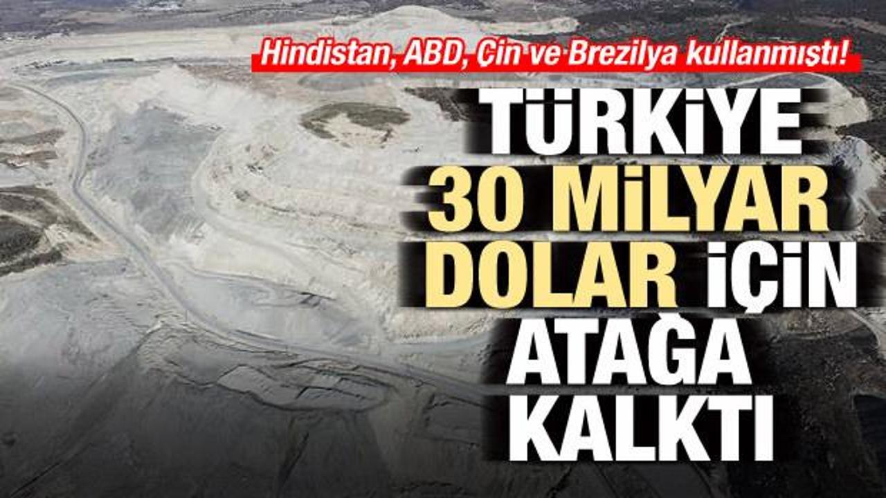 Türkiye 30 milyar dolar için atağa kalktı! 