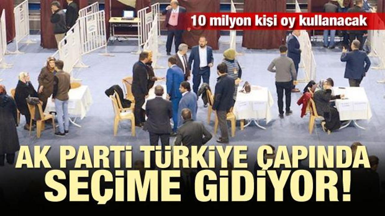 AK Parti Türkiye çapında seçime gidiyor