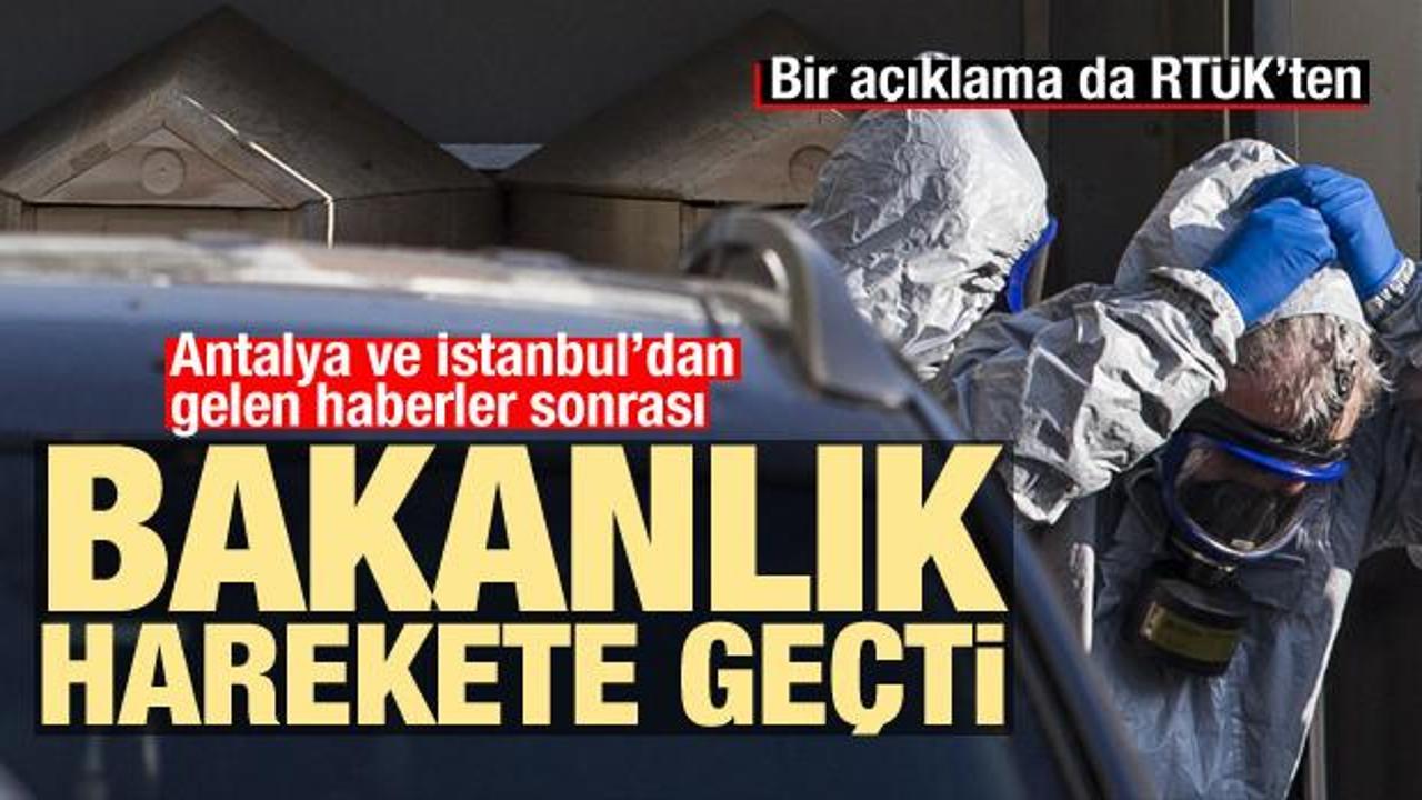 Antalya ve İstanbul'dan haberler geldi! RTÜK uyardı, Bakanlık açıkladı