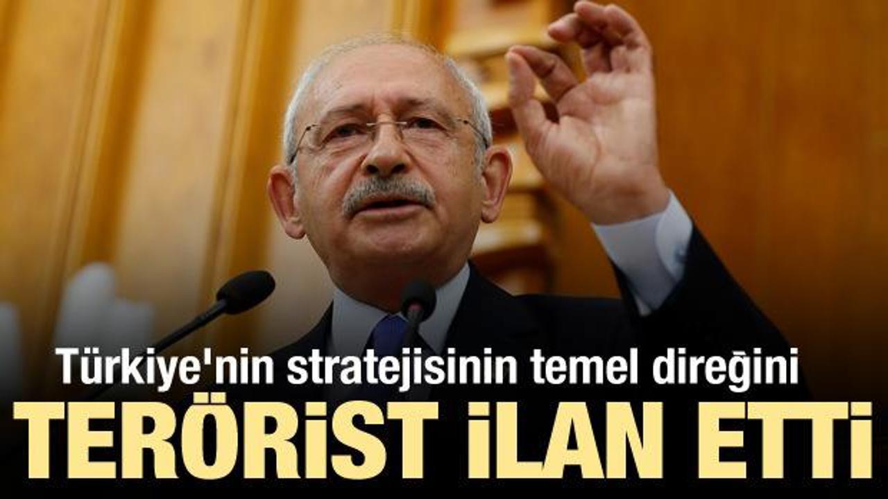 CHP, Türkiye'nin stratejisinin temel direğini terörist ilan etti