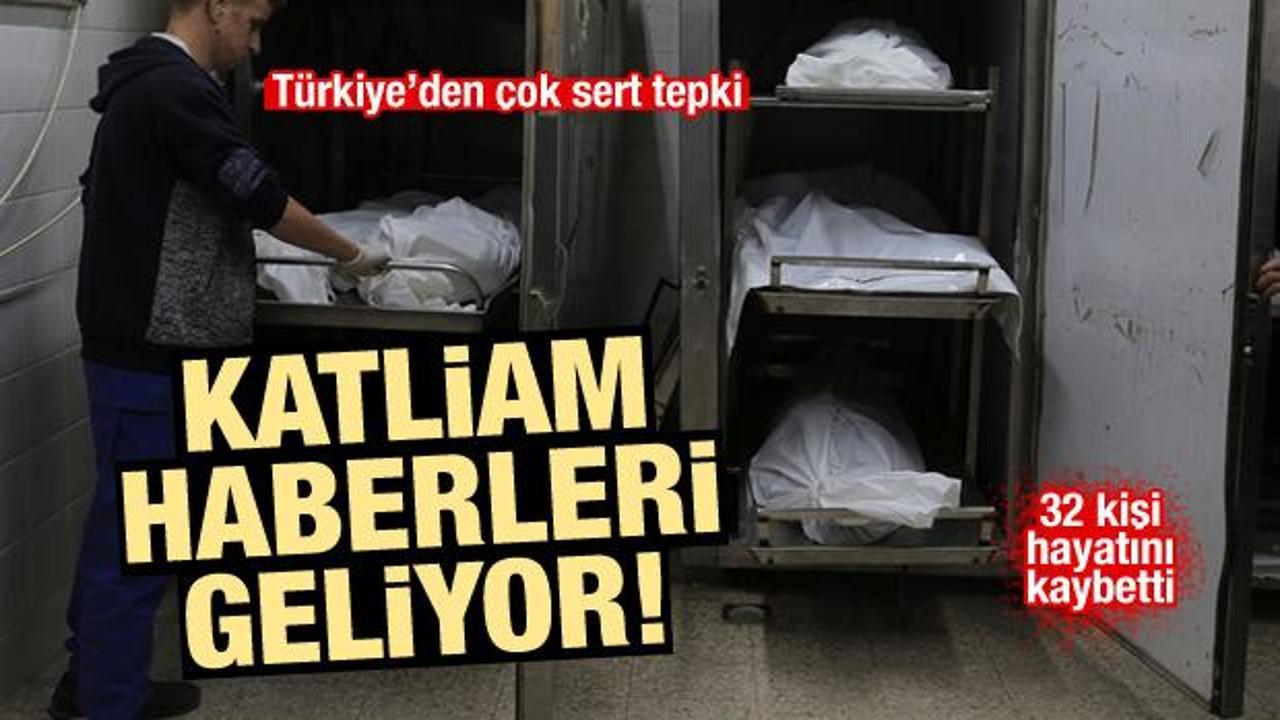 İsrail yine katliam yaptı: 32 kişi şehit oldu! T&uuml;rkiye'den sert tepki