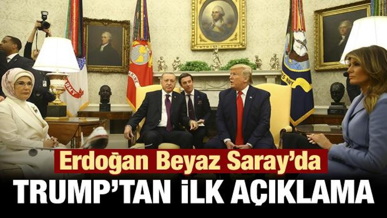 Son dakika haber: Trump'dan Erdoğan görüşmesi öncesi ilk açıklama