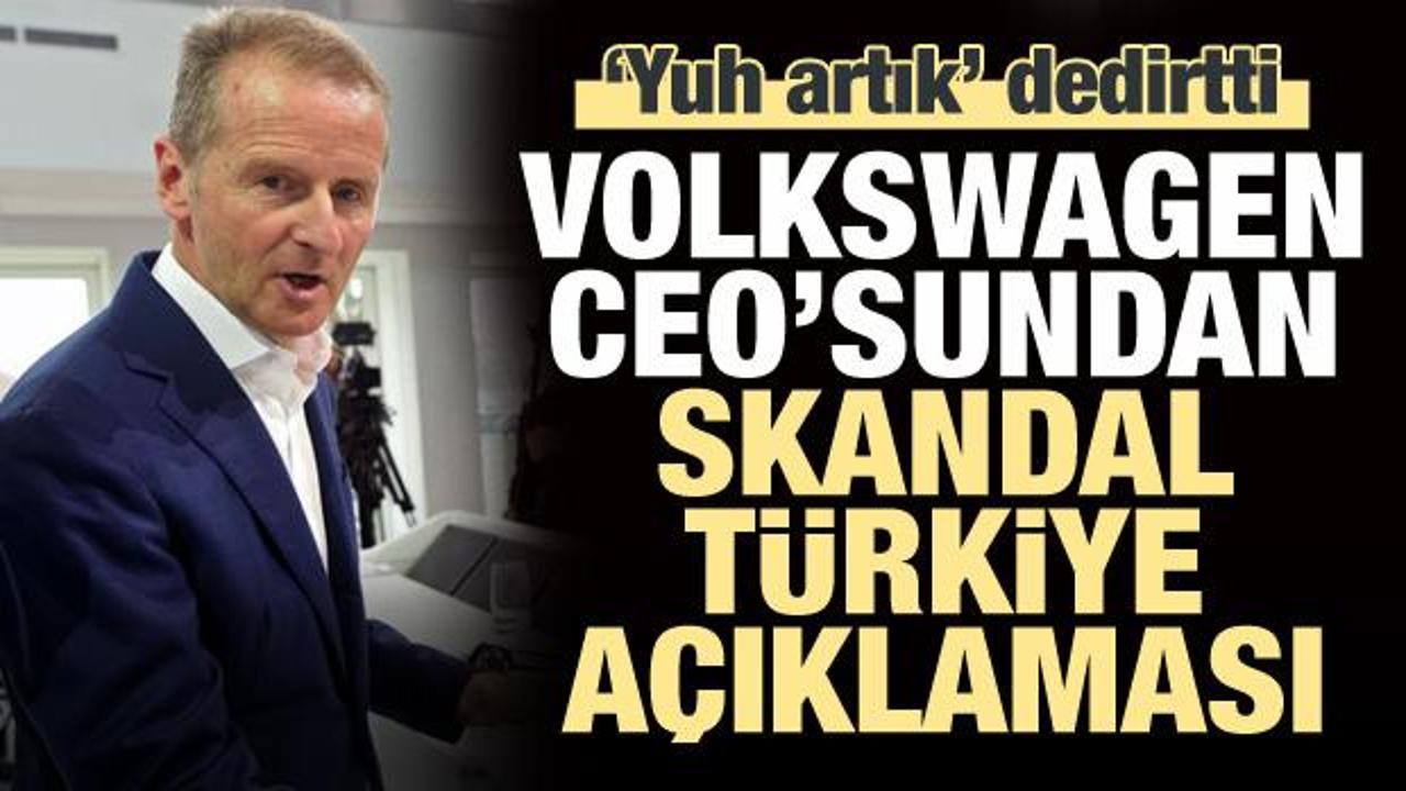 Volkswagen'den skandal Türkiye açıklaması!