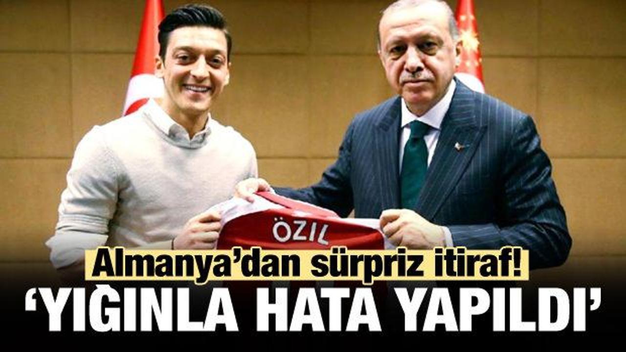 Almanya'dan sürpriz Mesut Özil itirafı!