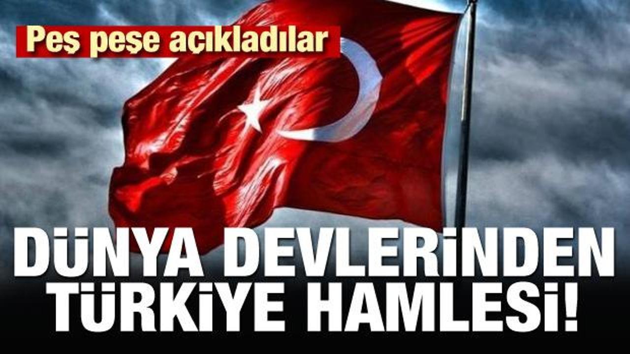 Dünya devlerinden Türkiye hamlesi! Peş peşe açıkladılar