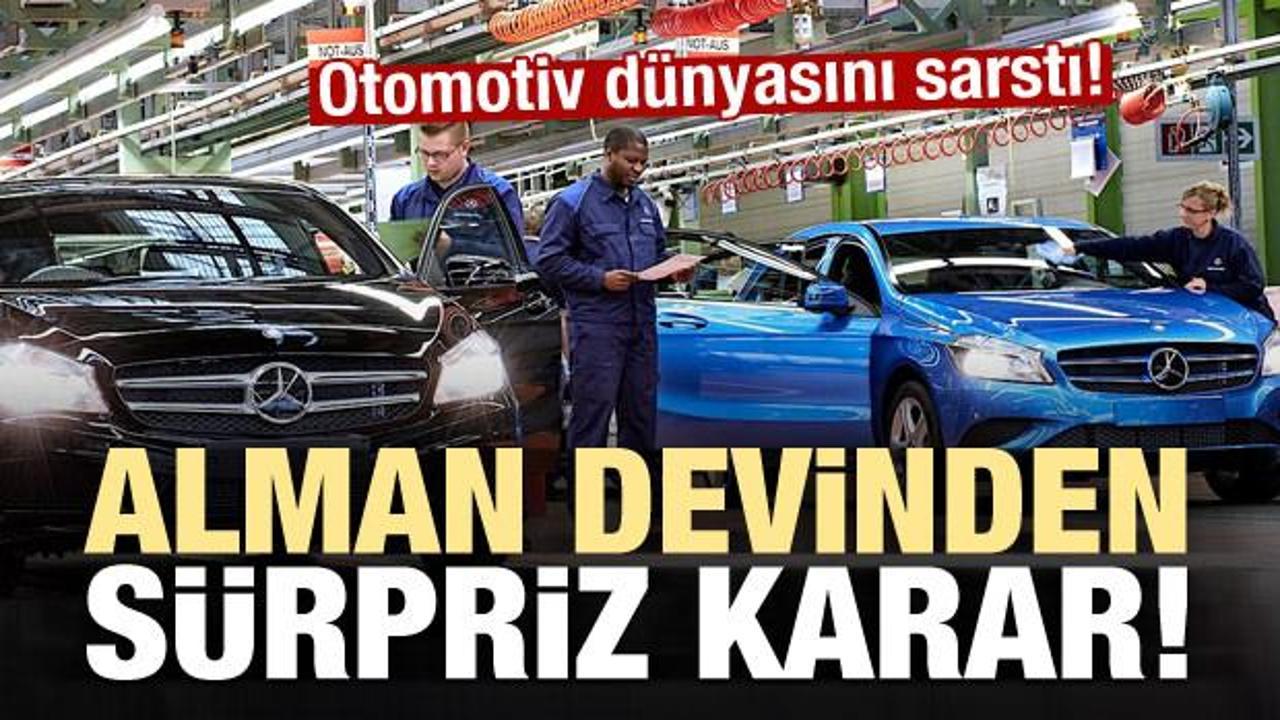 Mercedes'ten s&uuml;rpriz karar! Tarih a&ccedil;ıkladılar