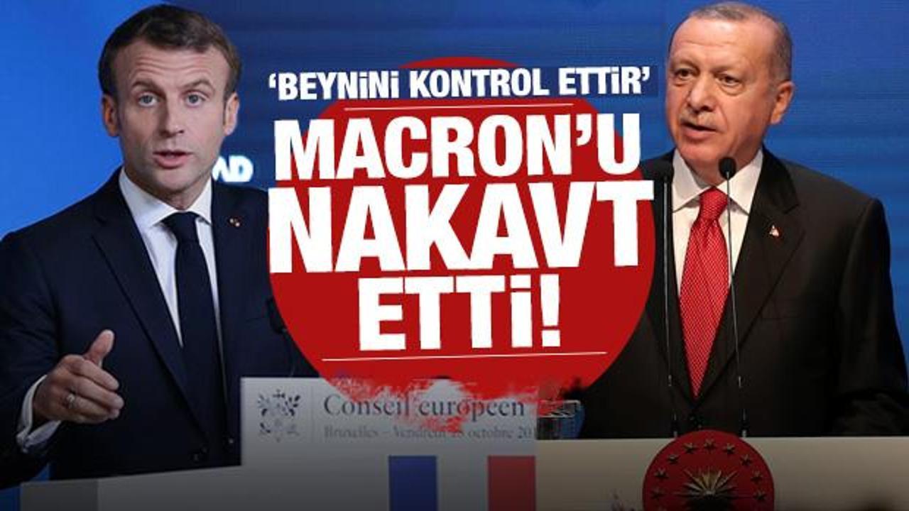 Erdoğan'dan Macron'a: Beynini kontrol ettir
