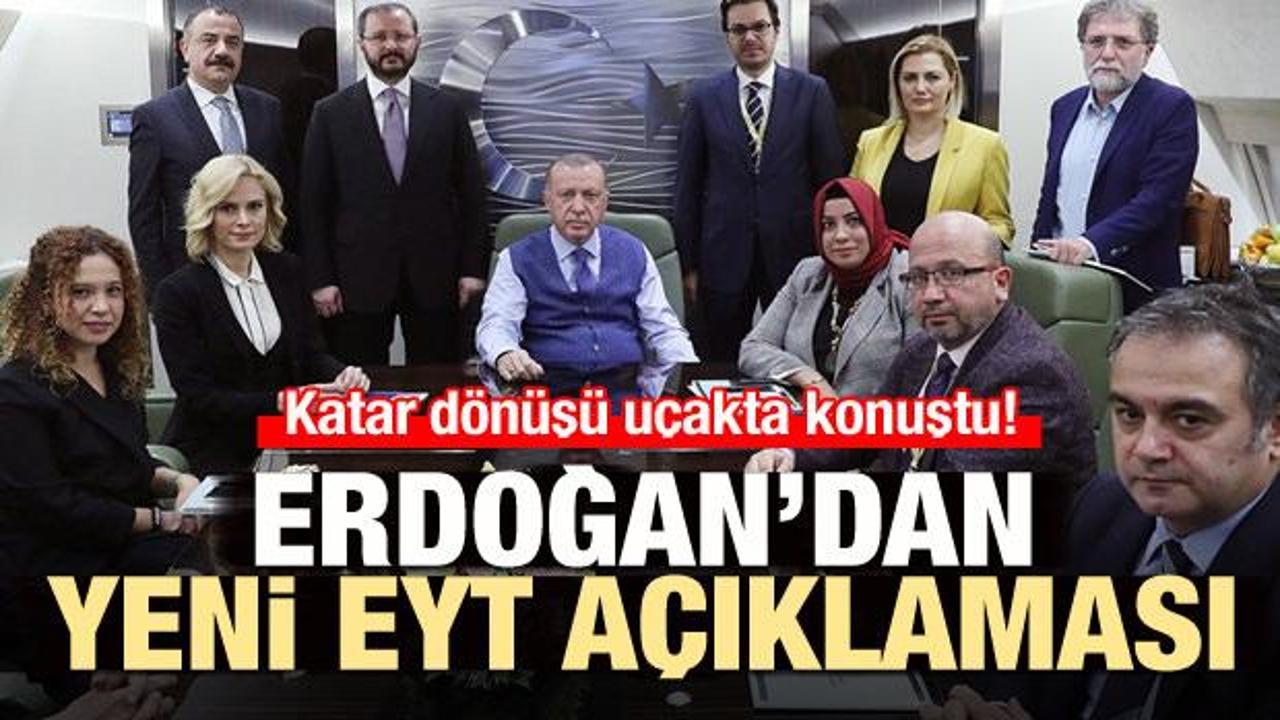 Sondakika: Cumhurbaşkanı Erdoğan'dan yeni EYT açıklaması!