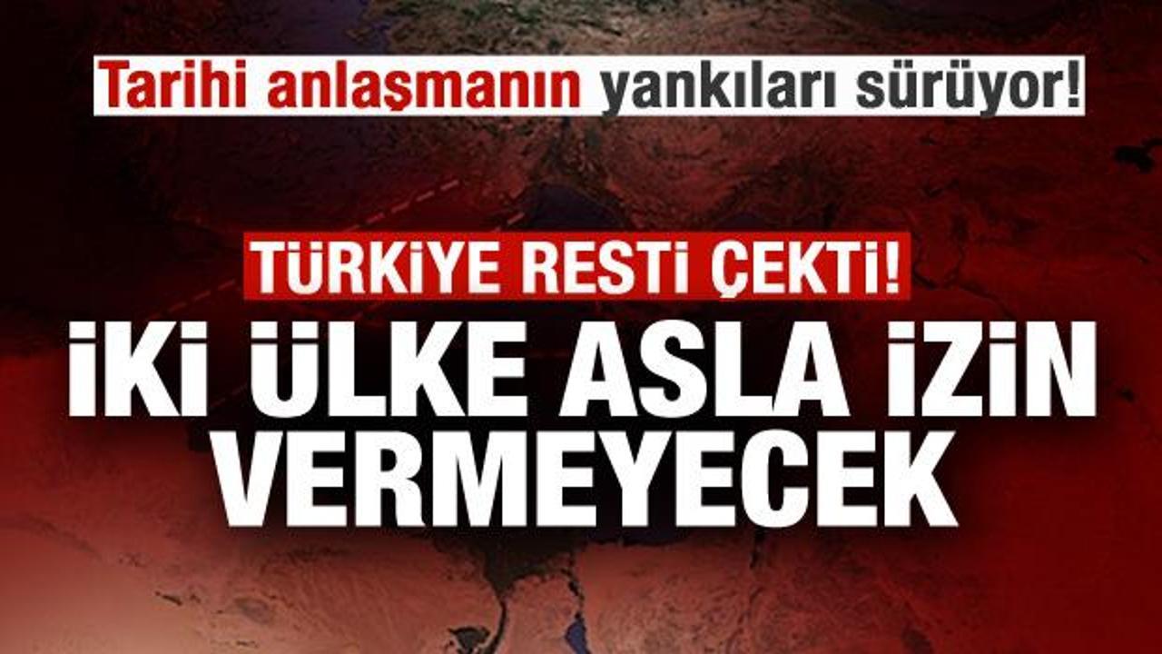 Türkiye'den rest: İki ülke asla izin vermeyecek!