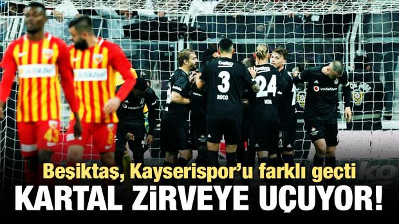 Beşiktaş, Kayserispor'u farklı geçti!