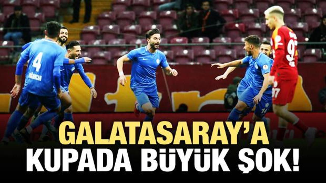 Galatasaray'a kupada büyük şok!