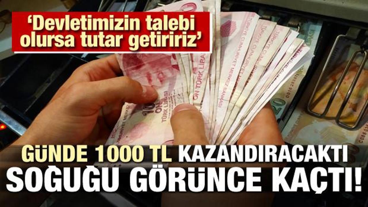 G&uuml;nde 1000 TL kazandıracak balık ka&ccedil;tı! 'Devletimizin talebi olursa tutar getiririz'