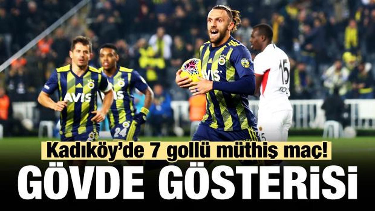 Kadıköy'de 7 gollü maç! F.Bahçe'den gövde gösterisi...