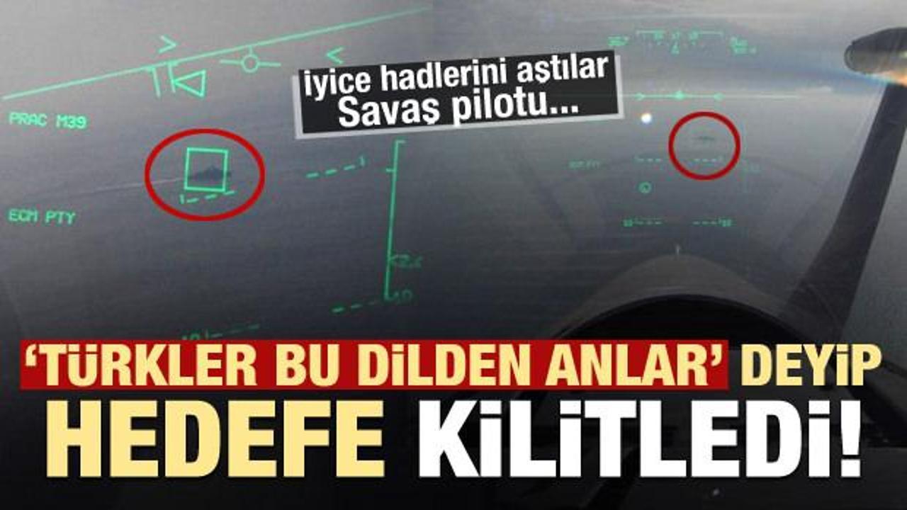 Yunan pilot, Türk gemisini hedefe kilitledi!