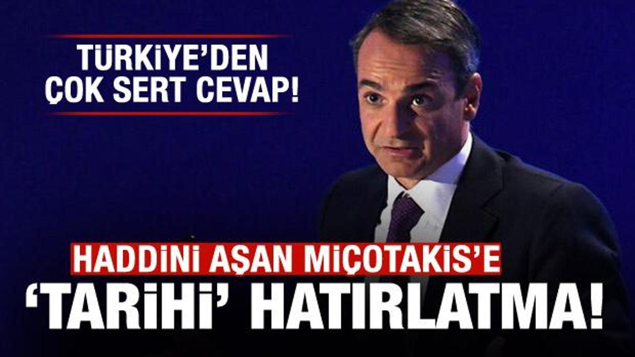 Türkiye'den Yunanistan Başbakanı'na çok sert cevap!