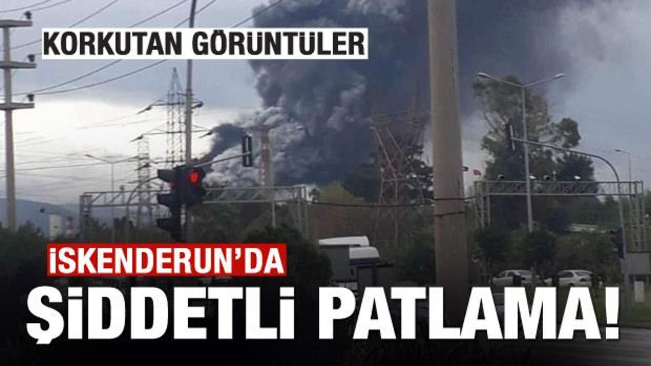 Son dakika haberi -İskenderun Demir Çelik Fabrikasında patlama!