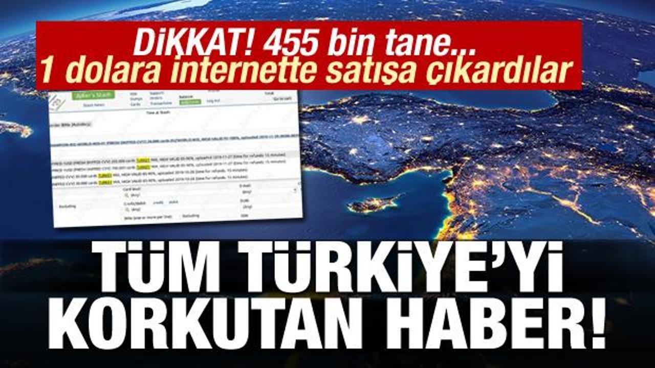 Tüm Türkiye'ye korkutan hırsızlık! 455 bin tane... 1 dolara internette satıyorlar