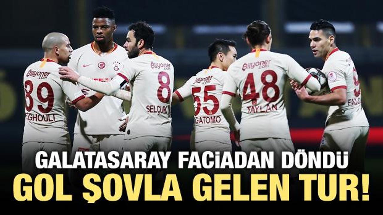 Galatasaray gol şovla tur atladı!