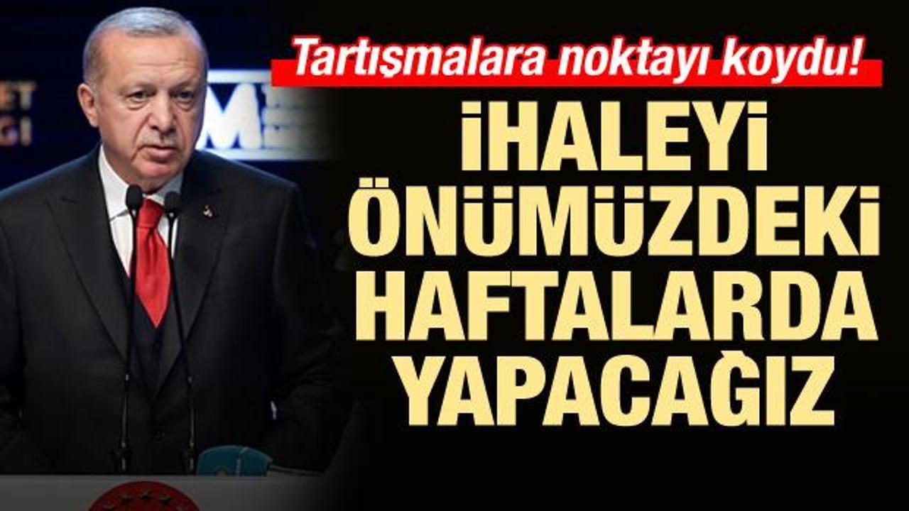 Son dakika haberi: Cumhurbaşkanı Erdoğan'dan Kanal İstanbul açıklaması