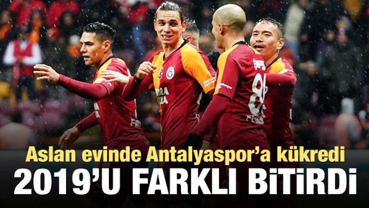 Aslan, Antalyaspor'a kükredi! 2019'u farklı bitirdi