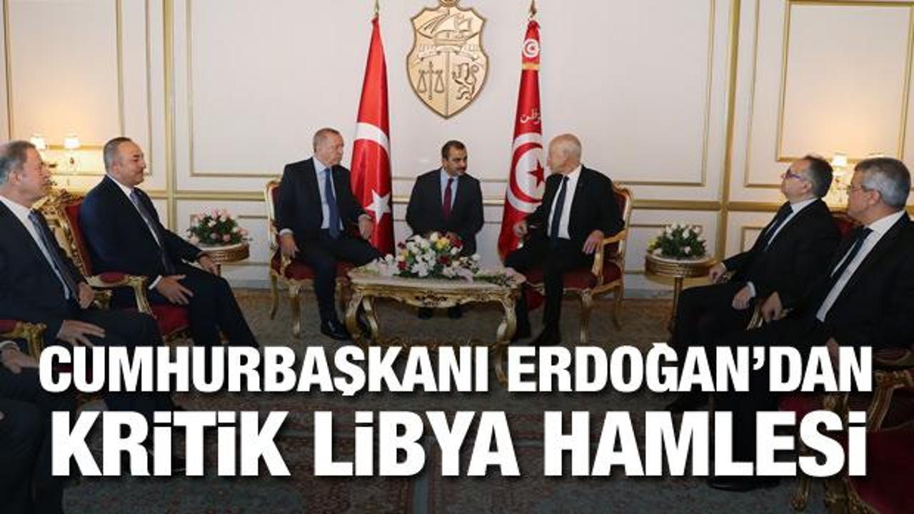 Cumhurbaşkanı Erdoğan'dan kritik Libya hamlesi