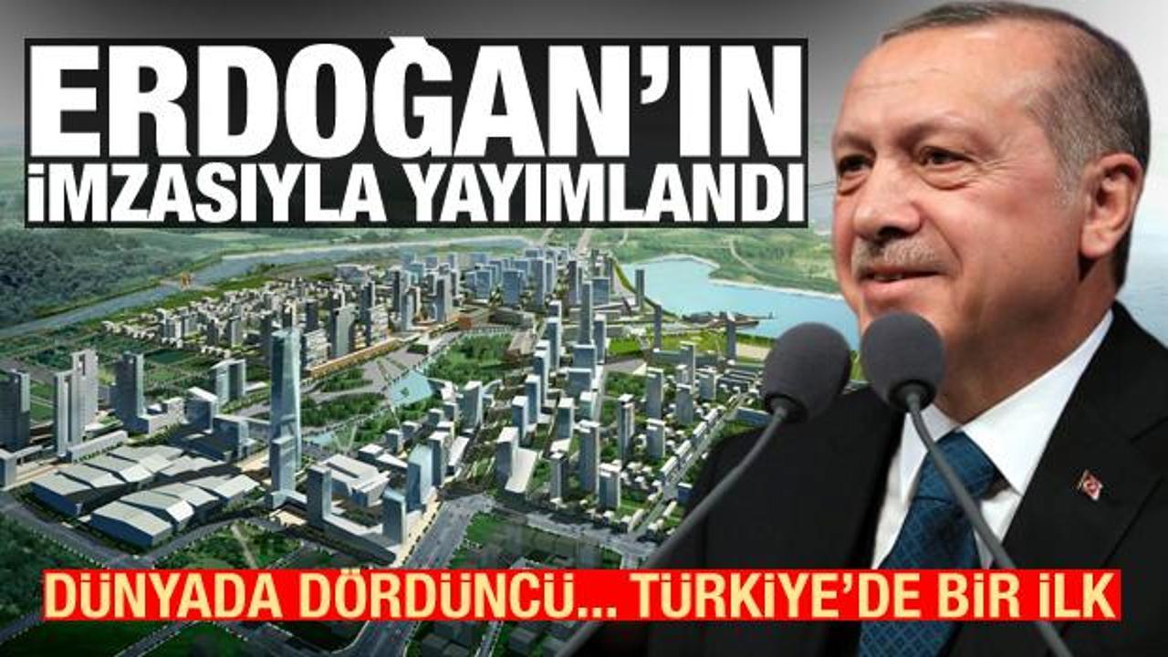 Erdoğan resmen imzaladı! Türkiye'de bir ilk olacak
