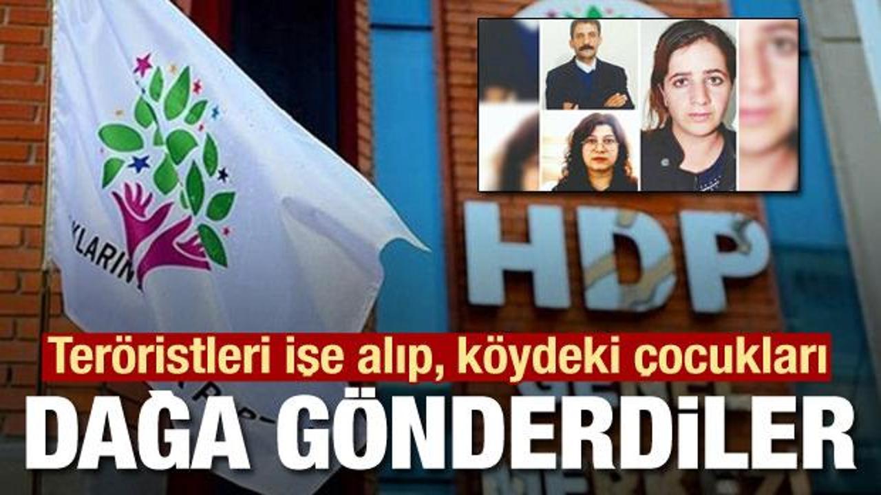 HDP'li başkanlar teröristleri işe alıp, köydeki çocukları dağa gönderdiler