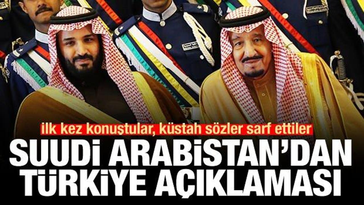 Suudi Arabistan'dan hadsiz Türkiye açıklaması! Erdoğan'dan flaş cevap