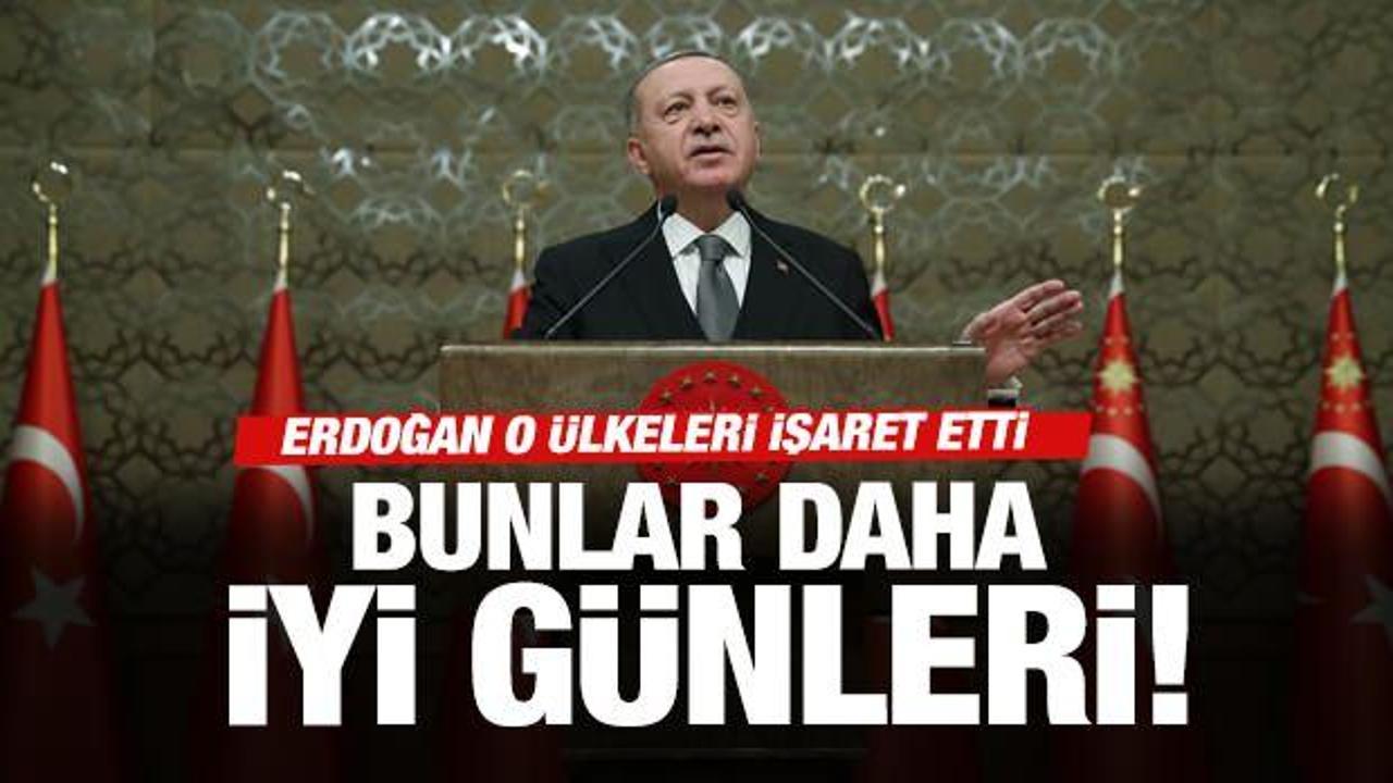 Erdoğan, 'Bunlar daha iyi günleri' diyerek resti çekti                            