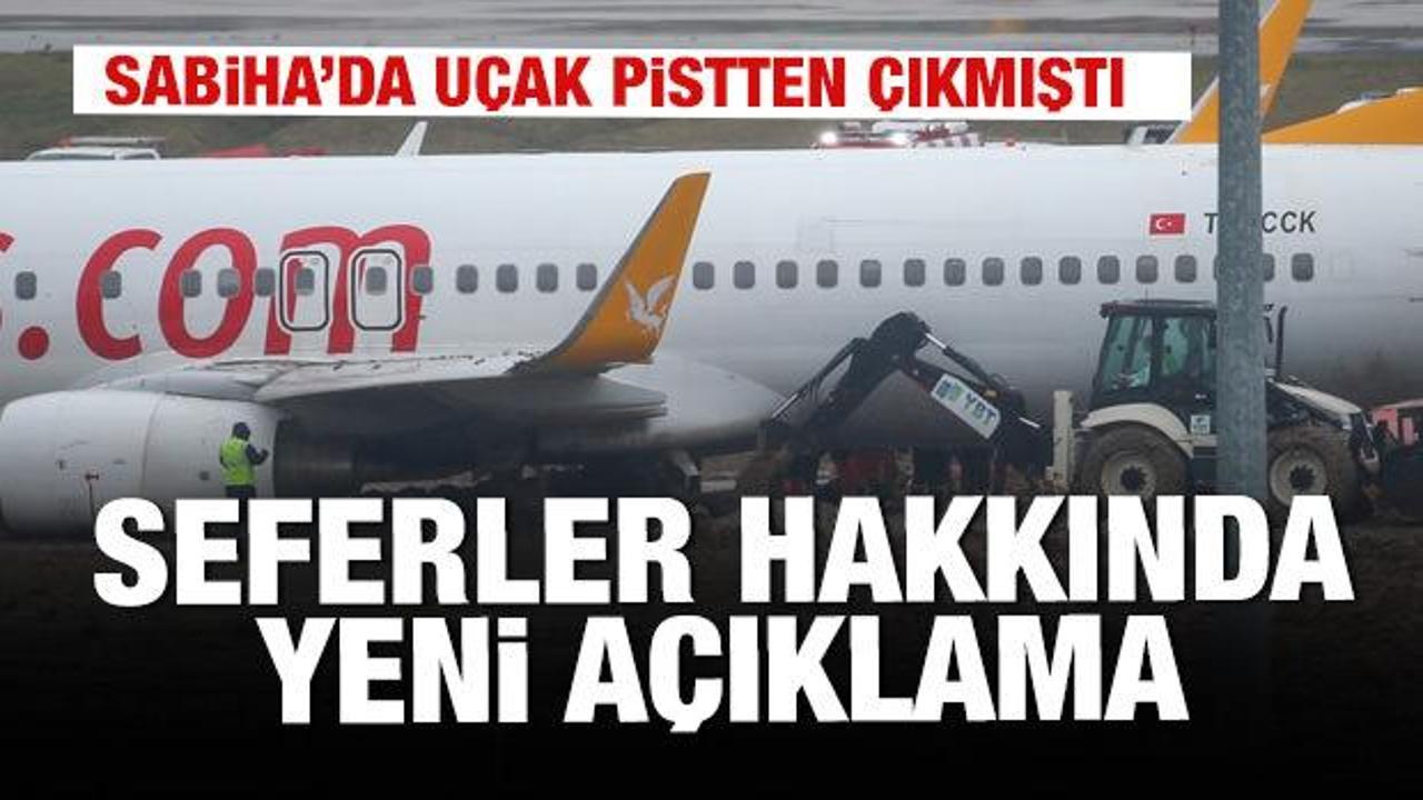 İptal olan u&ccedil;ak seferleri hakkında son dakika a&ccedil;ıklaması