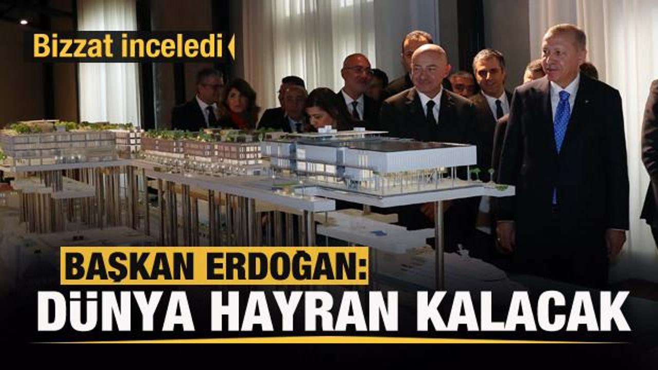 Cumhurbaşkanı Erdoğan, Galataport'u inceledi