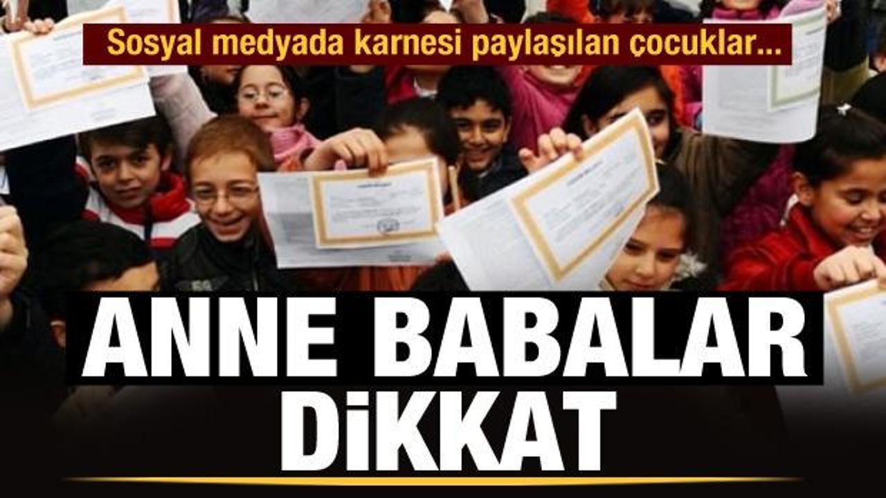 Karnesi sosyal medyada paylaşılan milyonlarca &ccedil;ocuk tehlikede