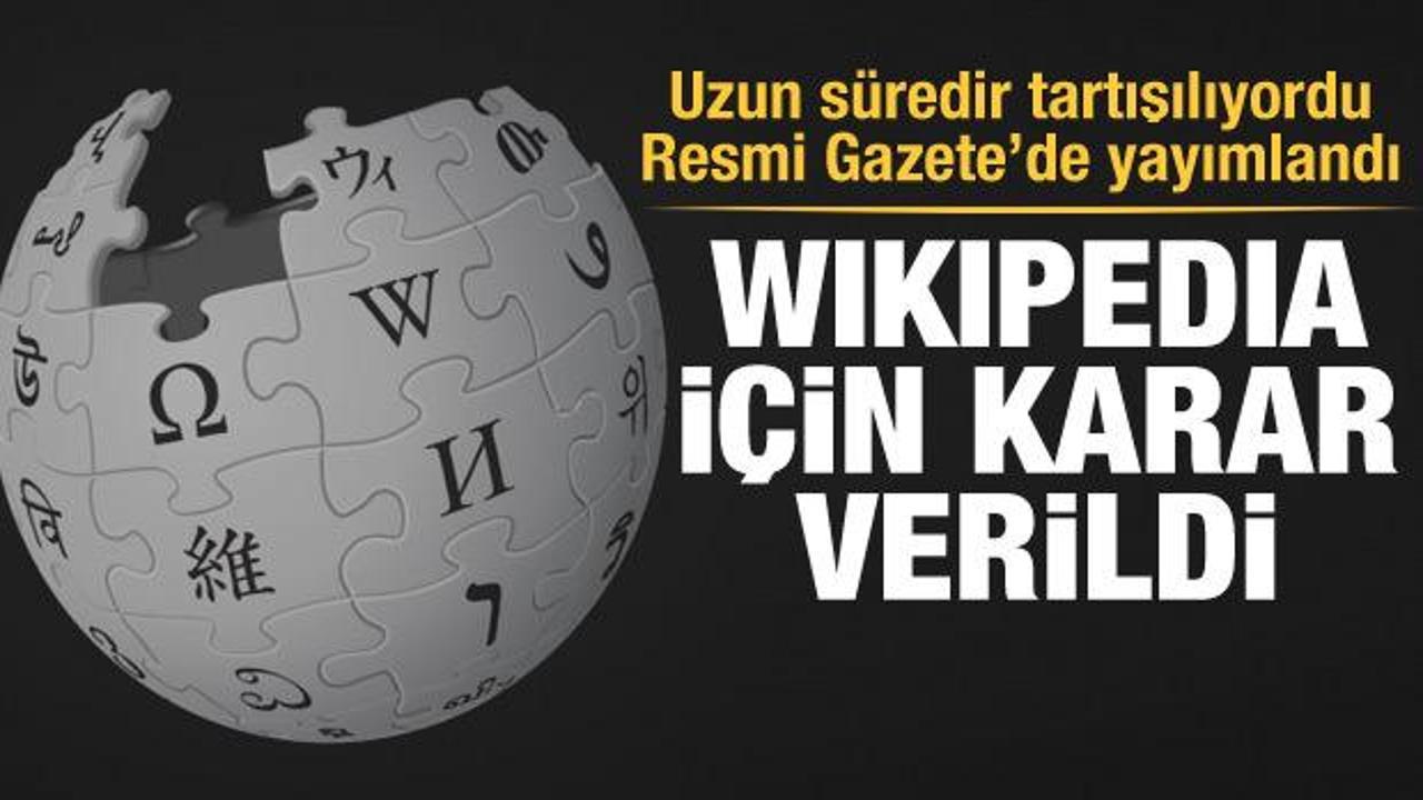 Son Dakika Haberi:  Anayasa Mahkemesi'nden Wikipedia kararı