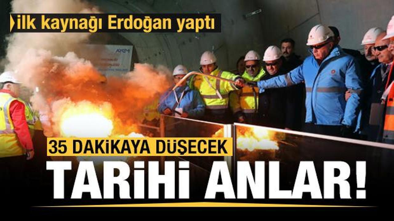 Son dakika: İstanbul için tarihi an! Erdoğan düğmeye bastı! Dev proje başladı