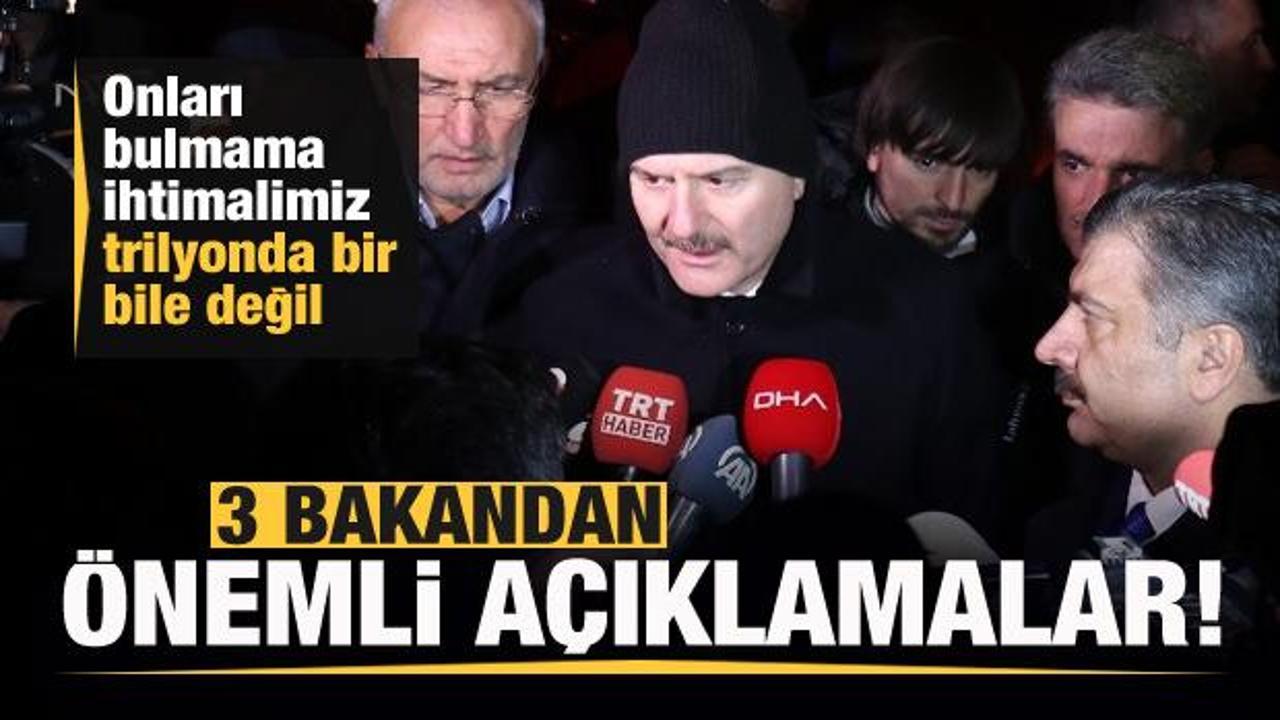 Bakan Soylu'dan tepki: Onları bulmama ihtimalimiz trilyonda bir bile değil