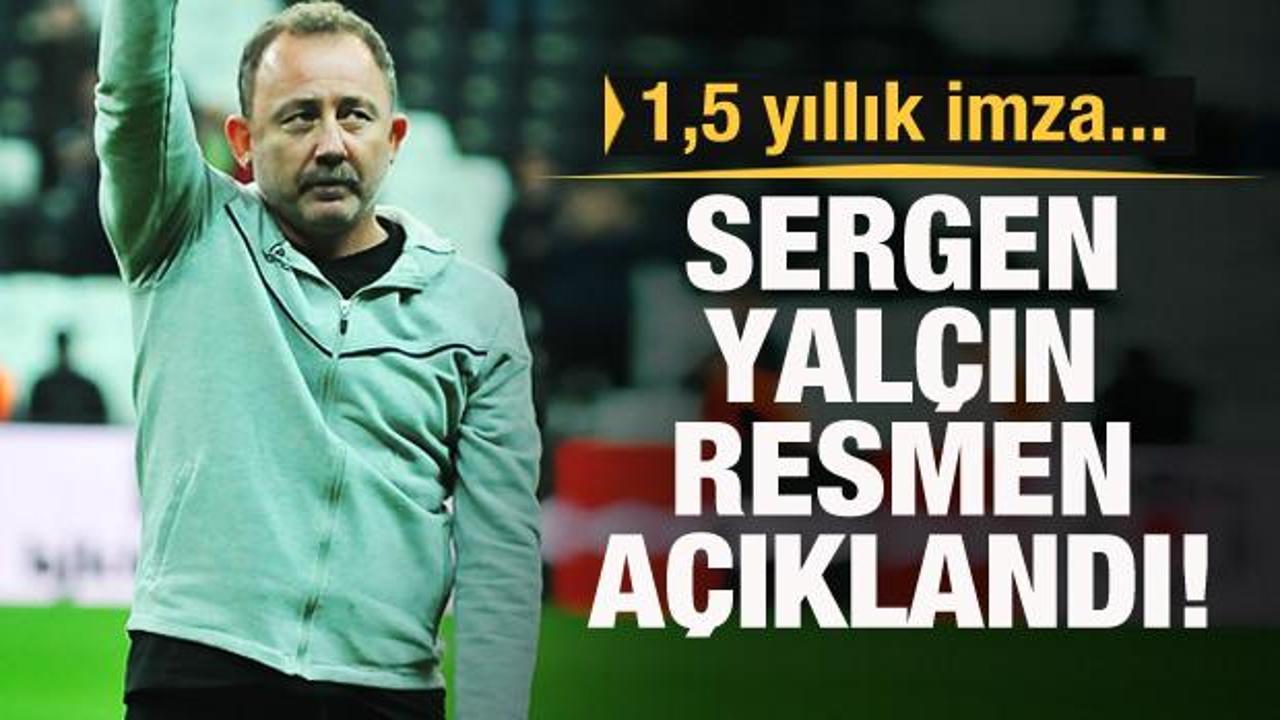 Beşiktaş Sergen Yalçın'ı duyurdu!