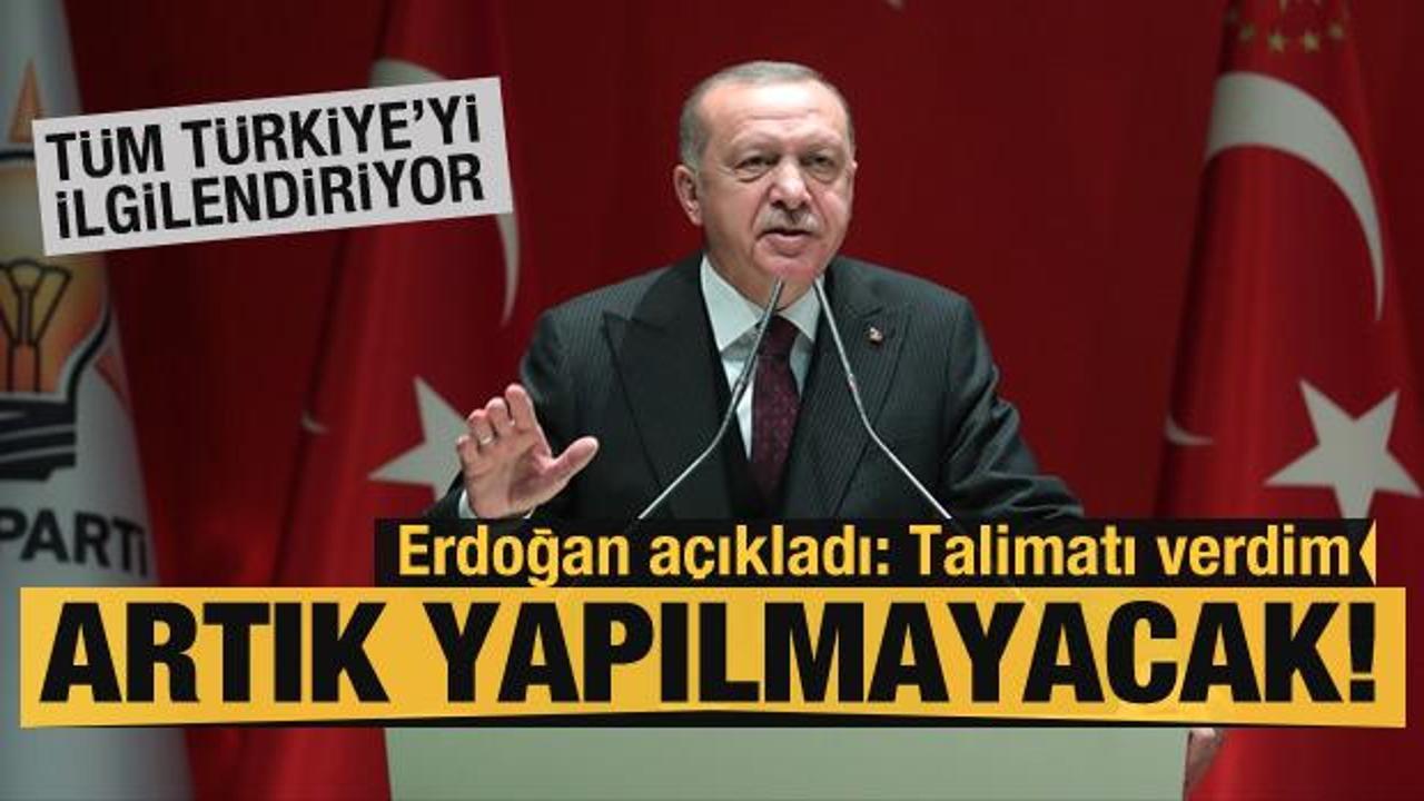 Erdoğan talimatı verdi: Yüksek katlı binalara son