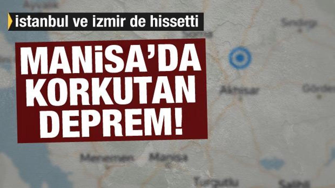 Kandilli Rasathanesi'nden son dakika açıklama: Manisa'da korkutan deprem