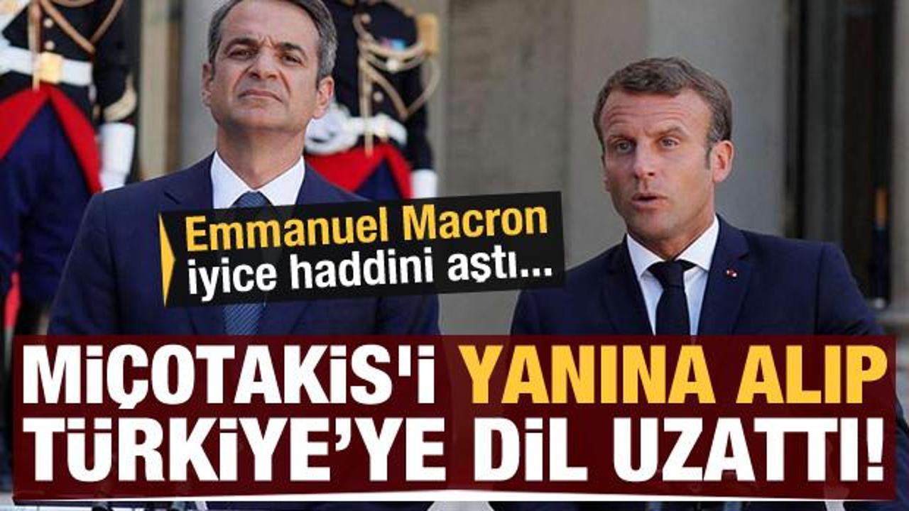 Macron'dan Erdoğan ile ilgili küstah açıklama!