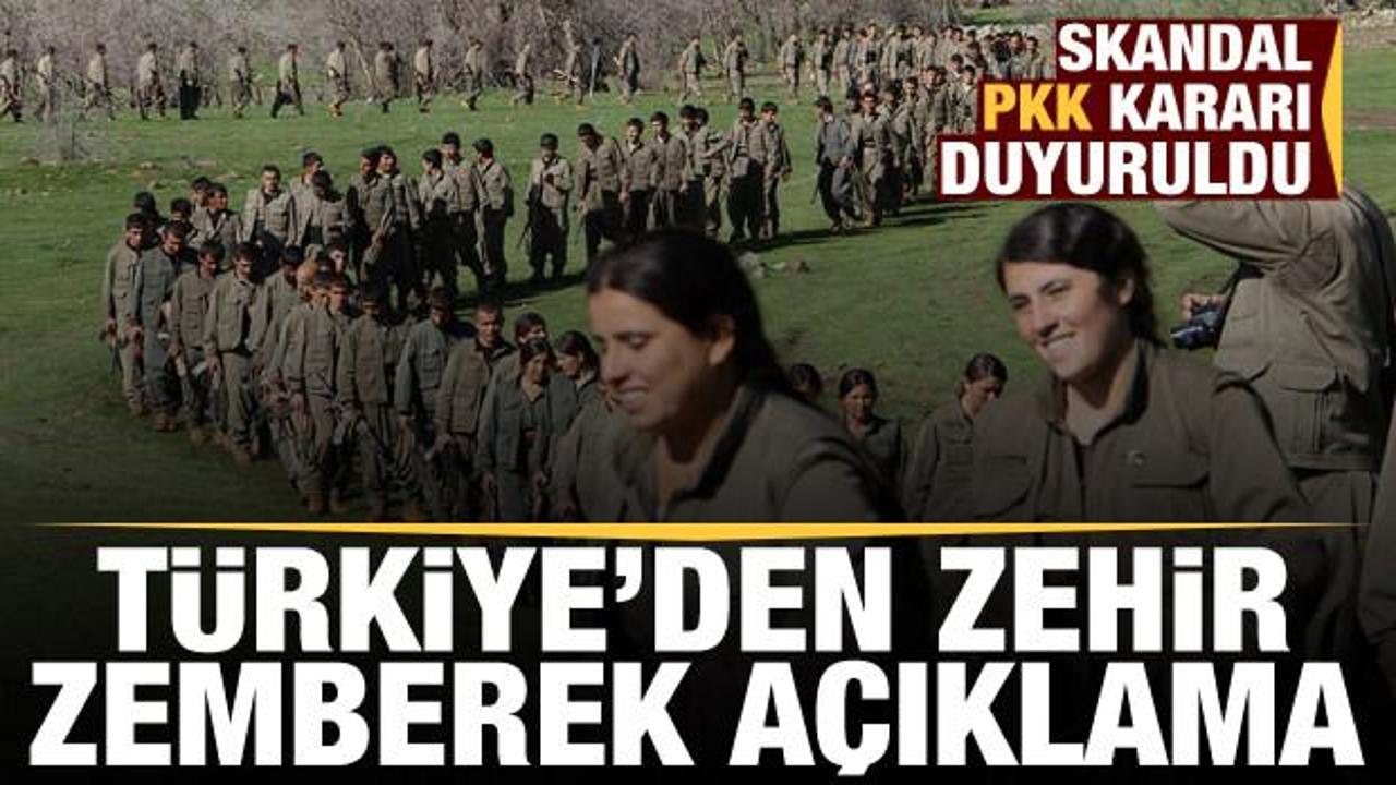 Skandal PKK kararı Türkiye'yi ayağa kaldırdı! Zehir zemberek açıklamalar