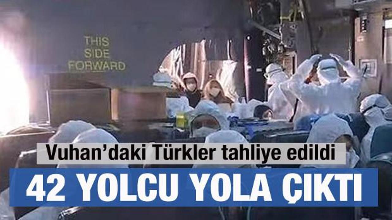 Vuhan'daki Türkler tahliye edildi