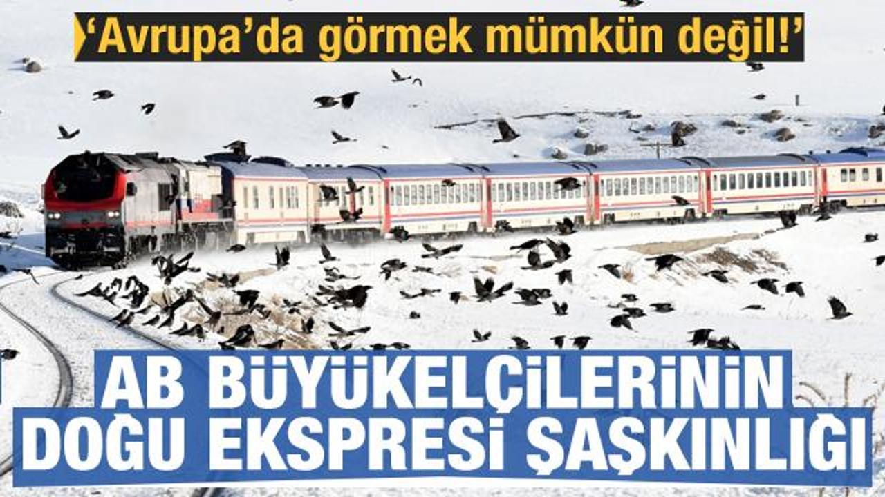 AB büyükelçilerinin Doğu Ekspresi şaşkınlığı!