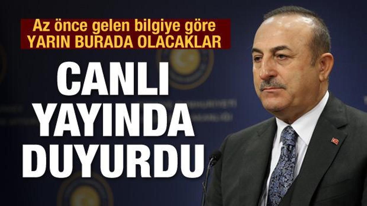 Çavuşoğlu açıkladı: Rus heyet Türkiye'ye geliyor