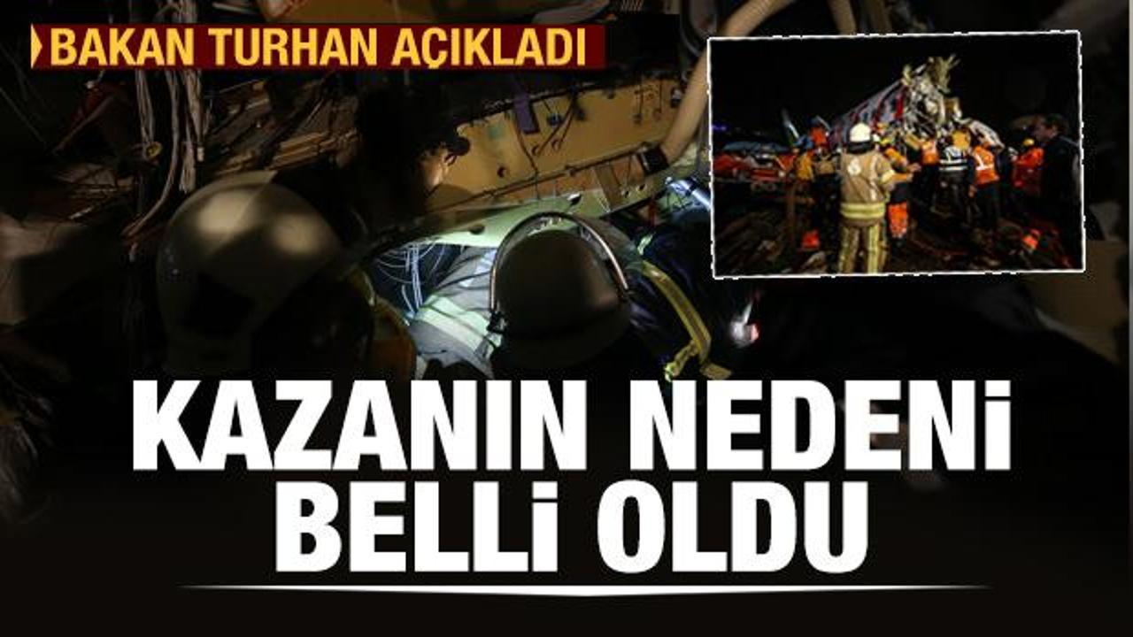 Sabiha'daki uçak kazasının nedeni belli oldu! Bakan'dan son dakika açıklaması