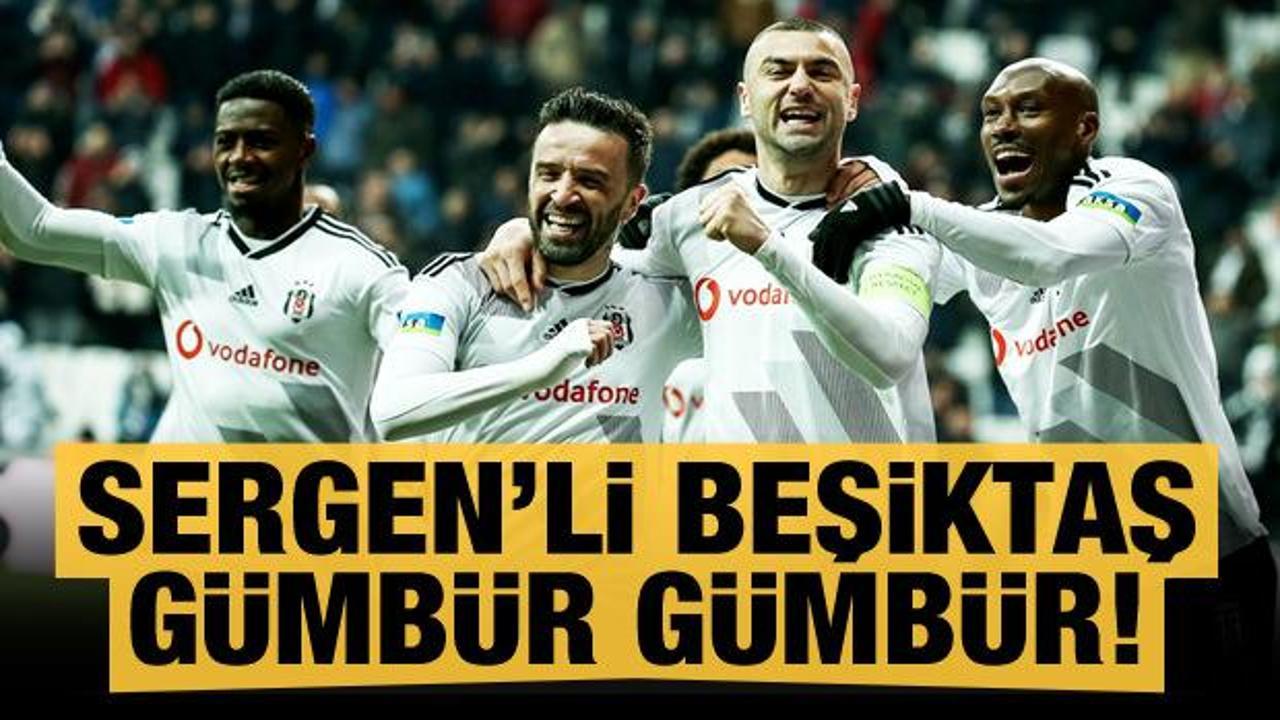 Sergen'li Beşiktaş gümbür gümbür!