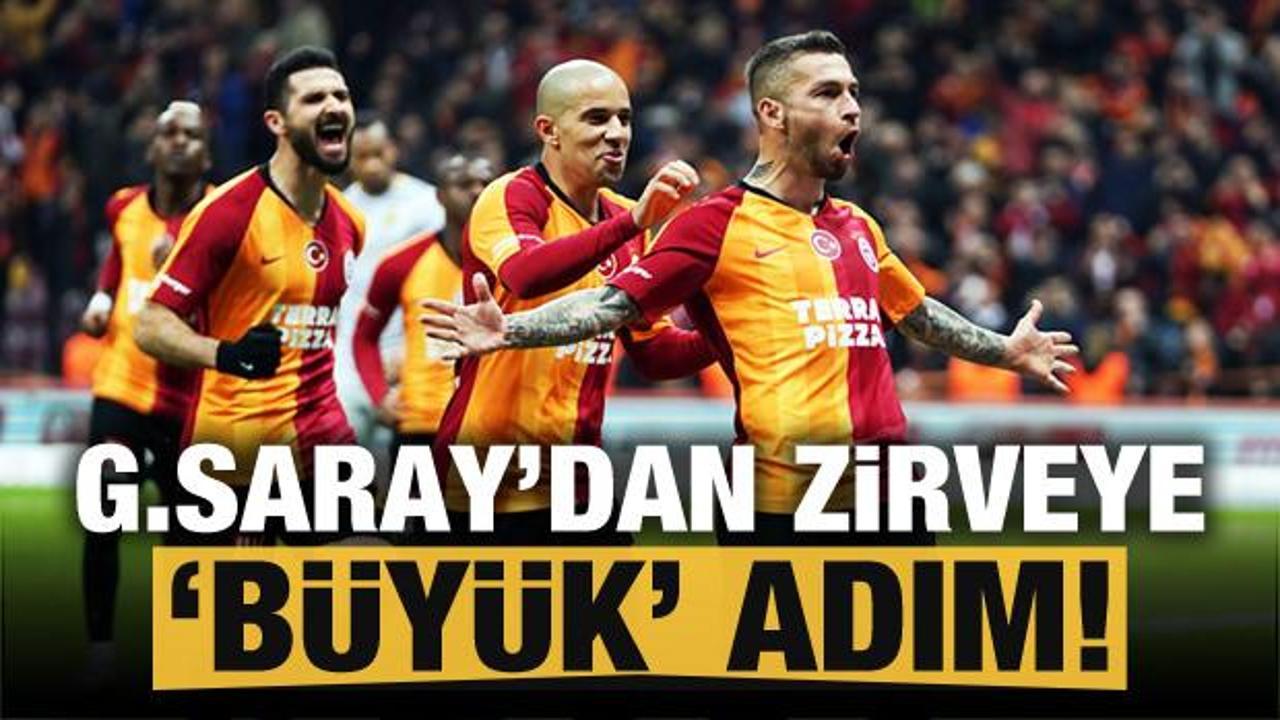 Galatasaray'dan zirveye 'Büyük' adım!