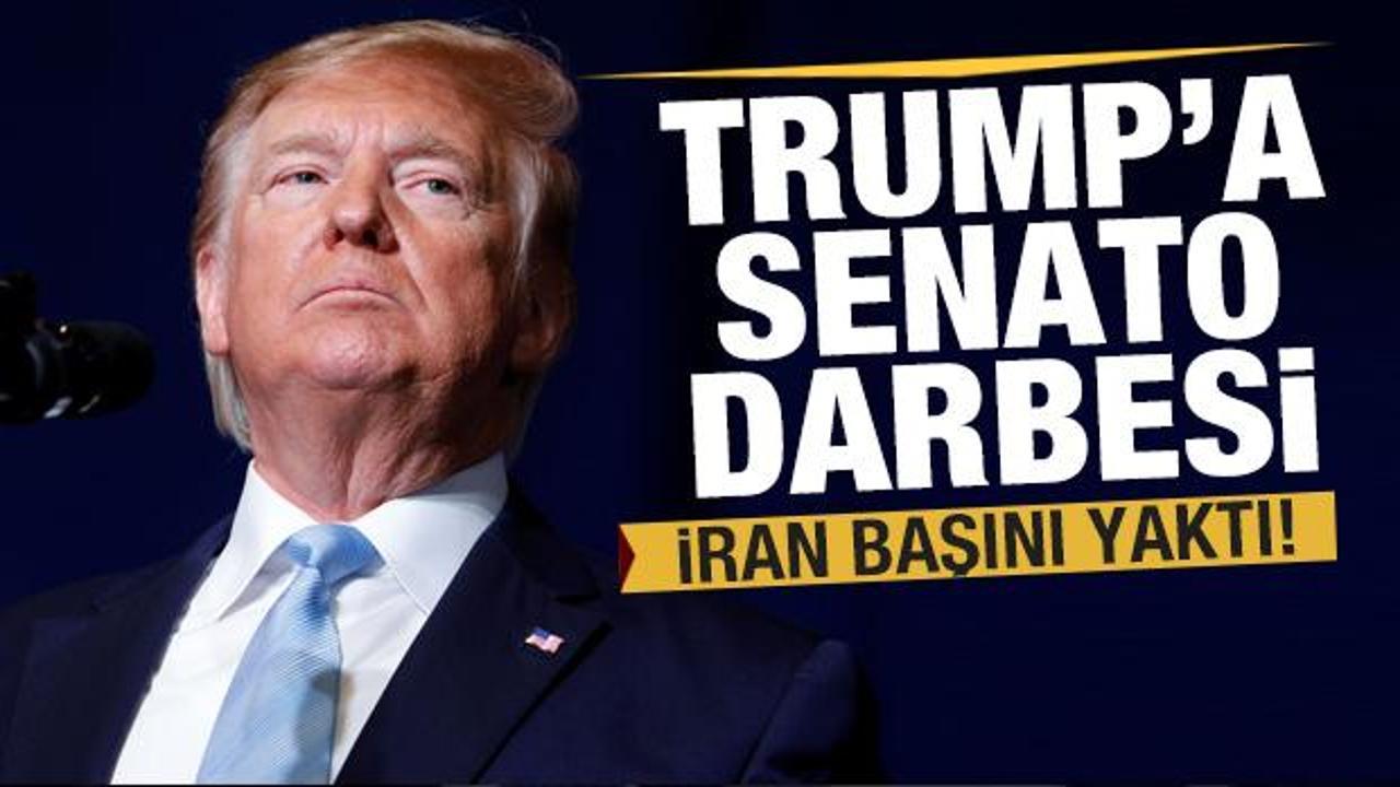 Son dakika: Trump'a senato darbesi! İran kararı resmen kabul edildi